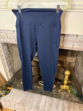 High-Waist Navy Leggings for Women